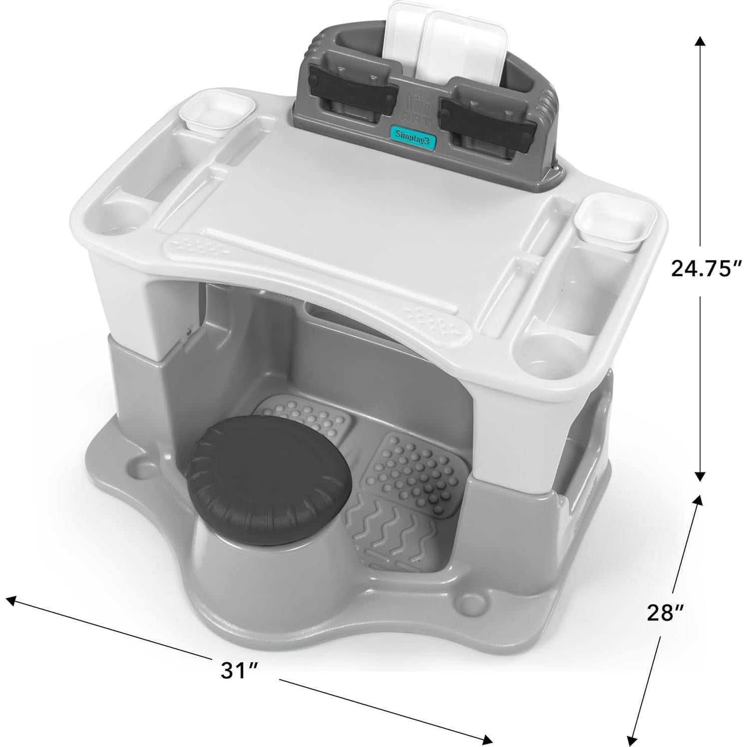 Mesa y Silla de Arte Creativo Simplay3 para Niños con Almacenamiento