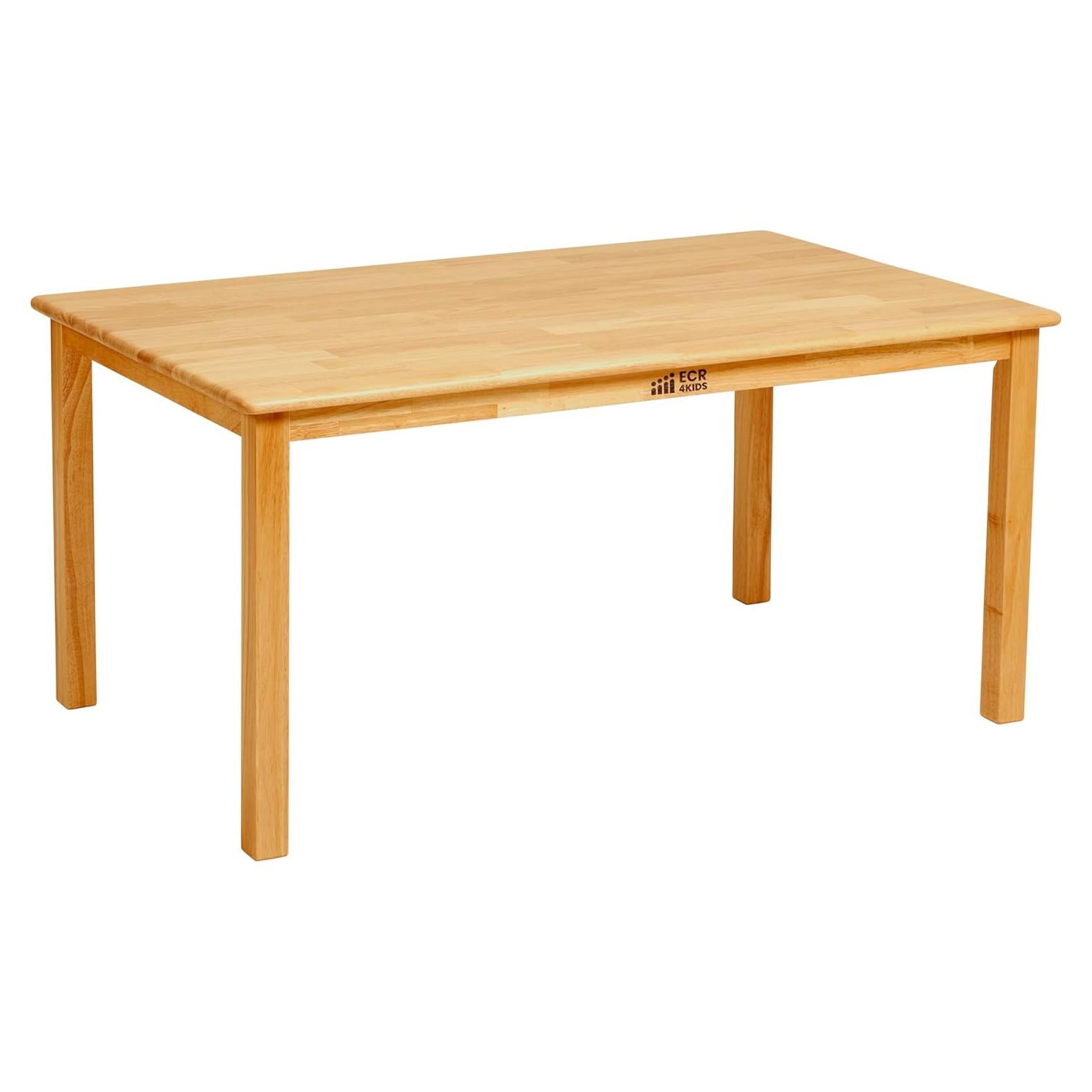 Mesa Rectangular de Madera Dura ECR4Kids 122x61cm Miel