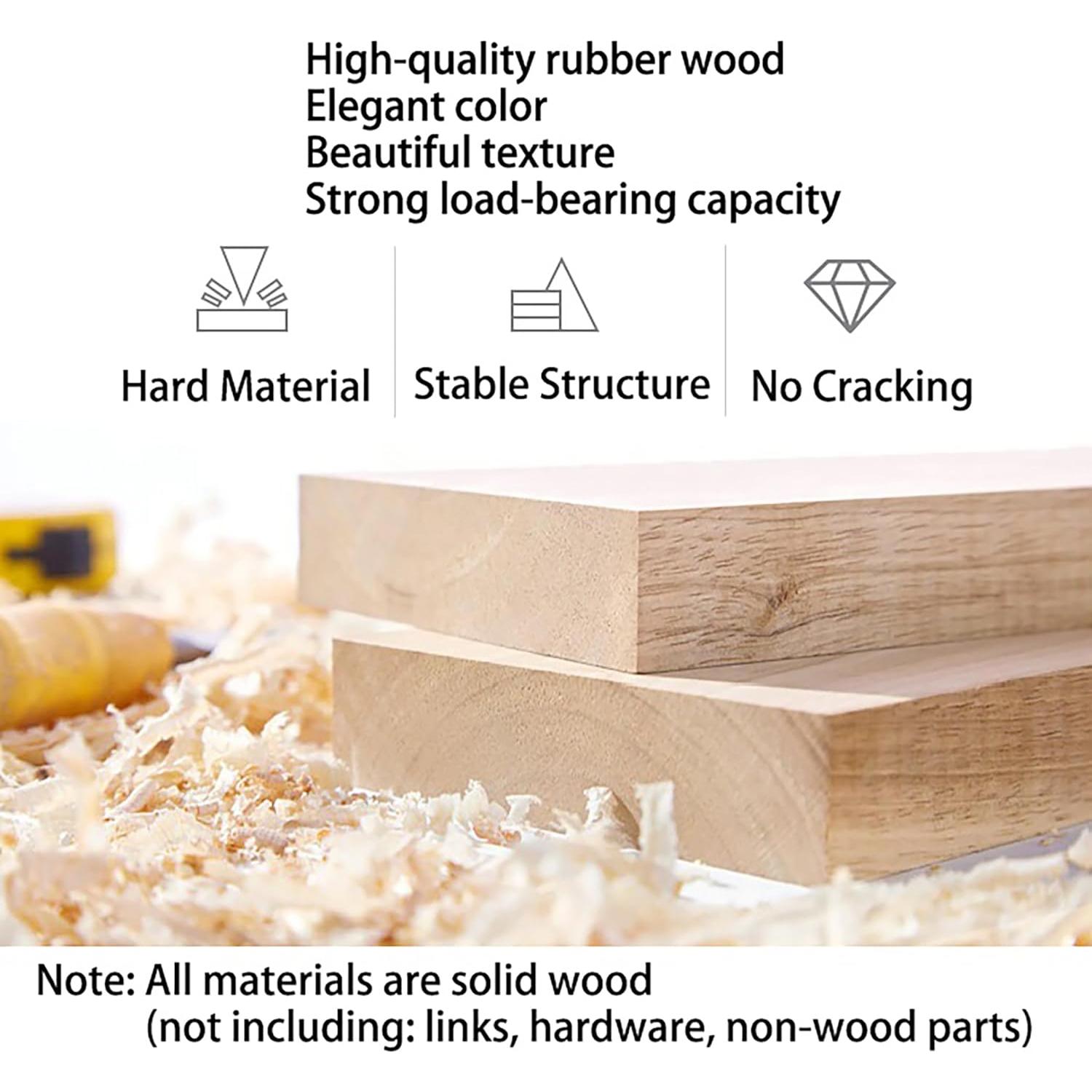 Escritorio Infantil BALANBO de Madera de Caucho con Estantería