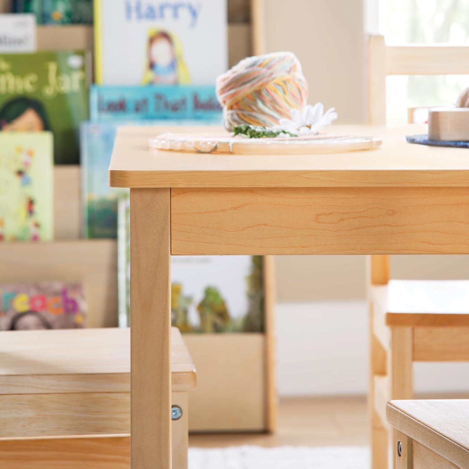 Mesa EdQ para Aula Guidecraft - Rectangular 76.2x91.4 cm