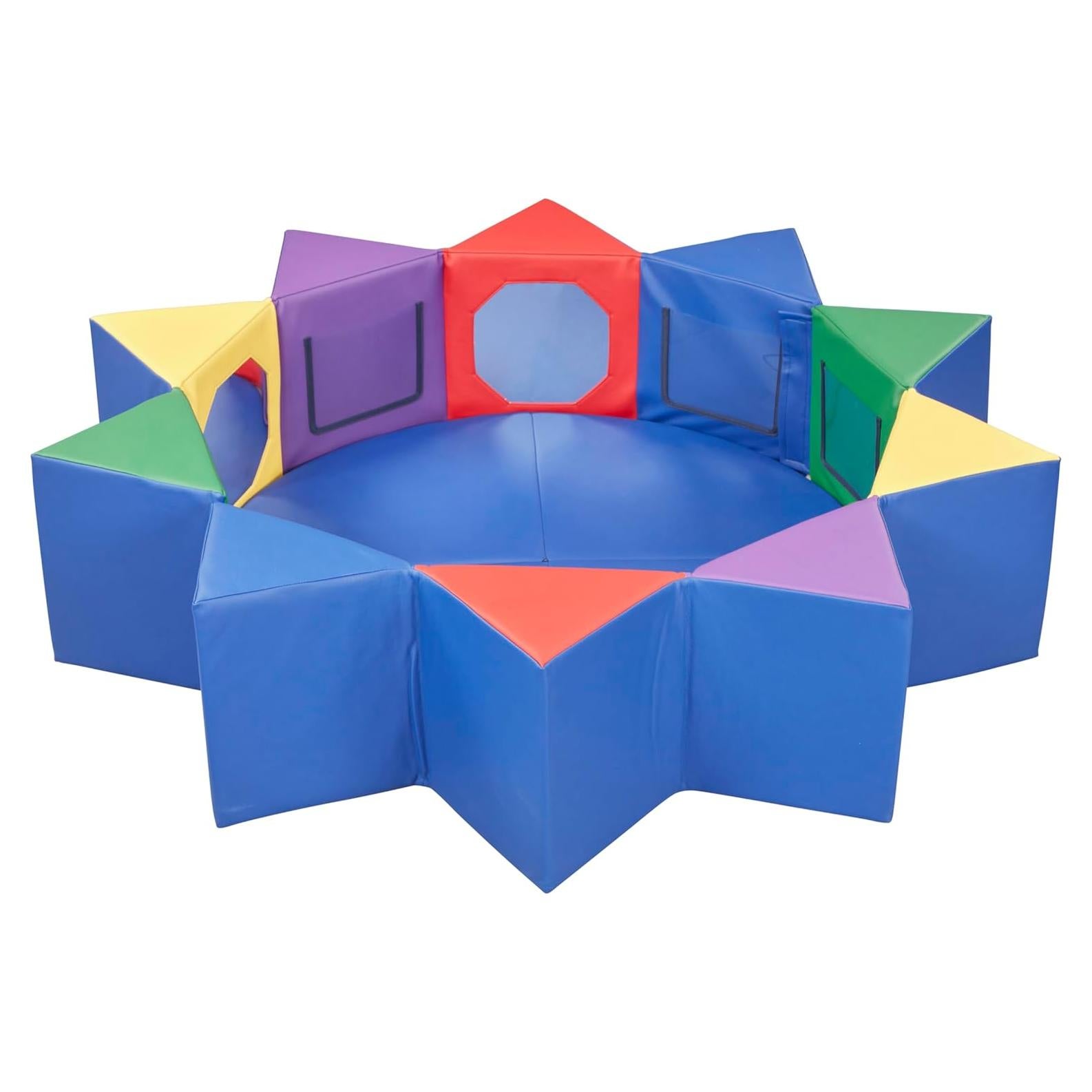 ECR4Kids Pared de Espejos para Bebés 139.2x139.2cm Variado