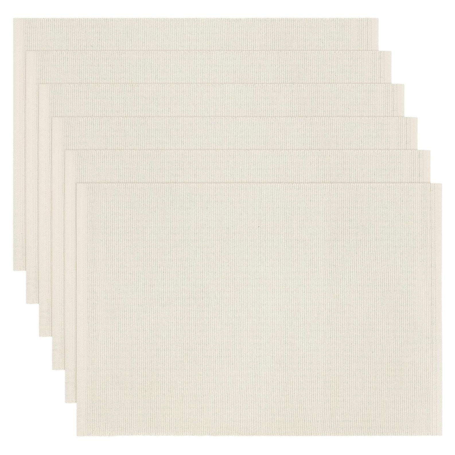 6 Alfombrillas Montessori VitalCozy Beige 60x40 cm Algodón