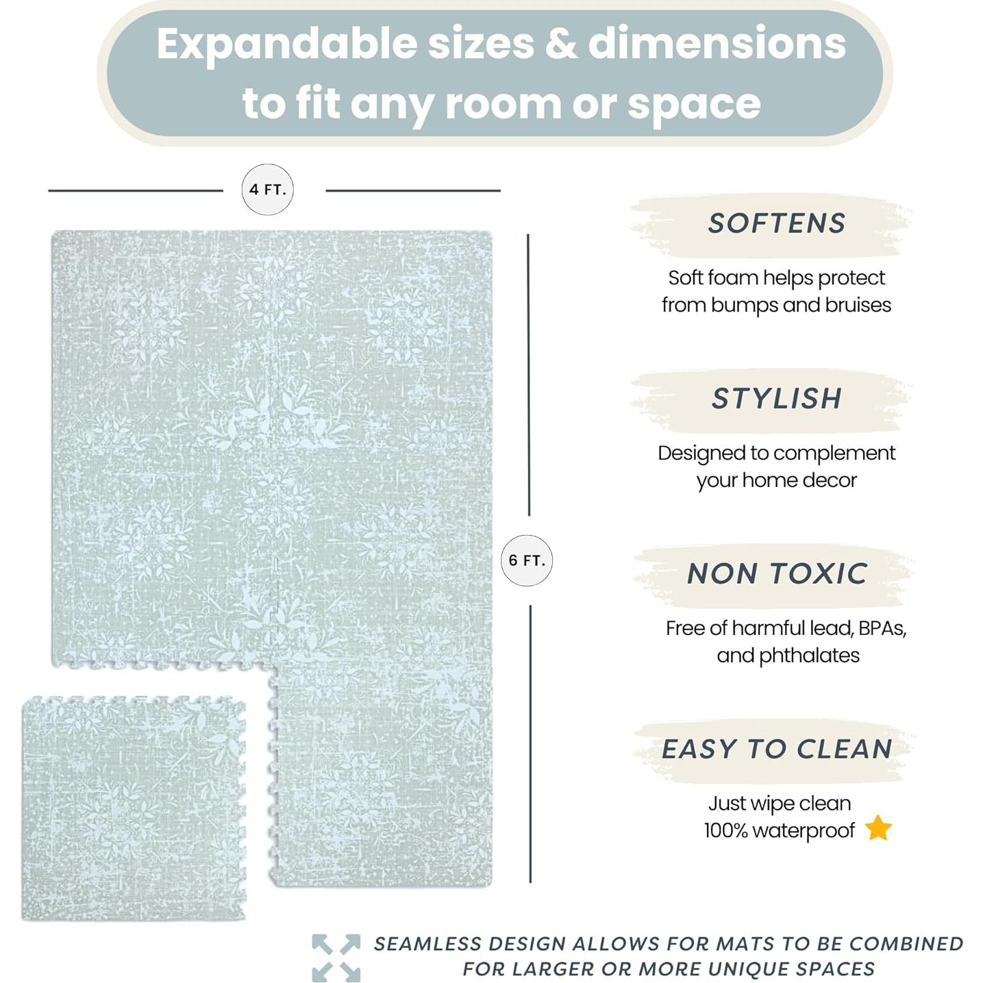 Alfombrilla de Juego Little Landings Eden 1.22x1.83m EVA Acolchada