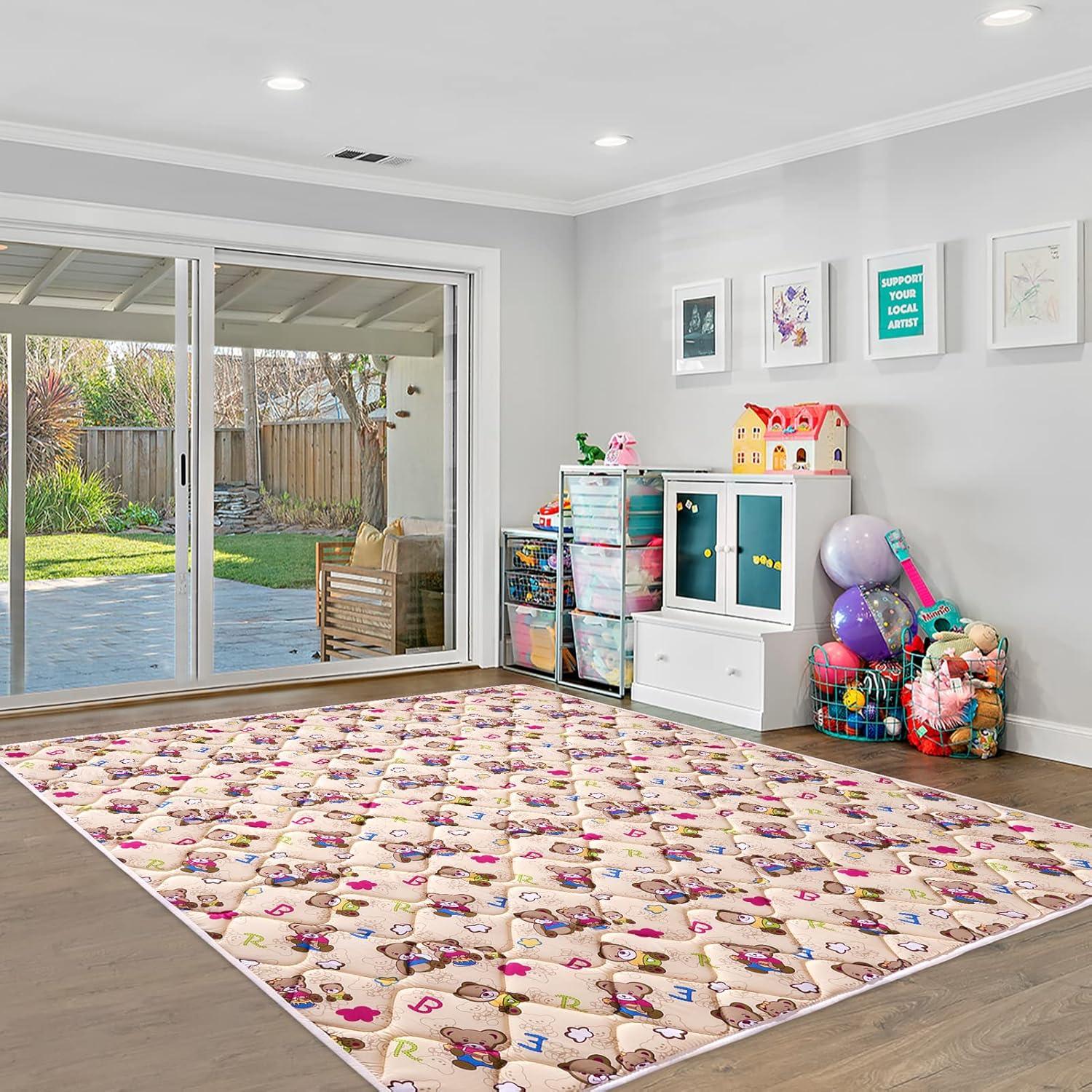 Alfombra de Juego Extra Grande Vibe Bear 180x150 cm Antideslizante