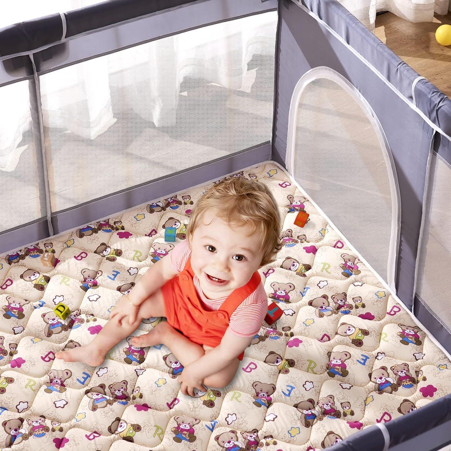 Alfombra de Juego Extra Grande Vibe Bear 180x150 cm Antideslizante