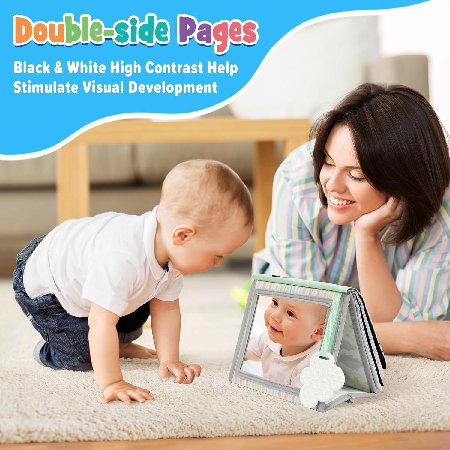 Libro Suave Dr.Rapeti para Bebés con Espejo y Mordedor