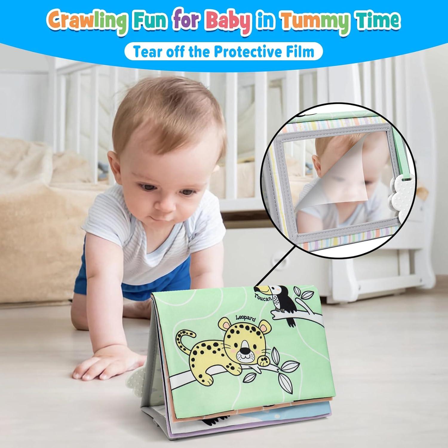 Libro Suave Dr.Rapeti para Bebés con Espejo y Mordedor