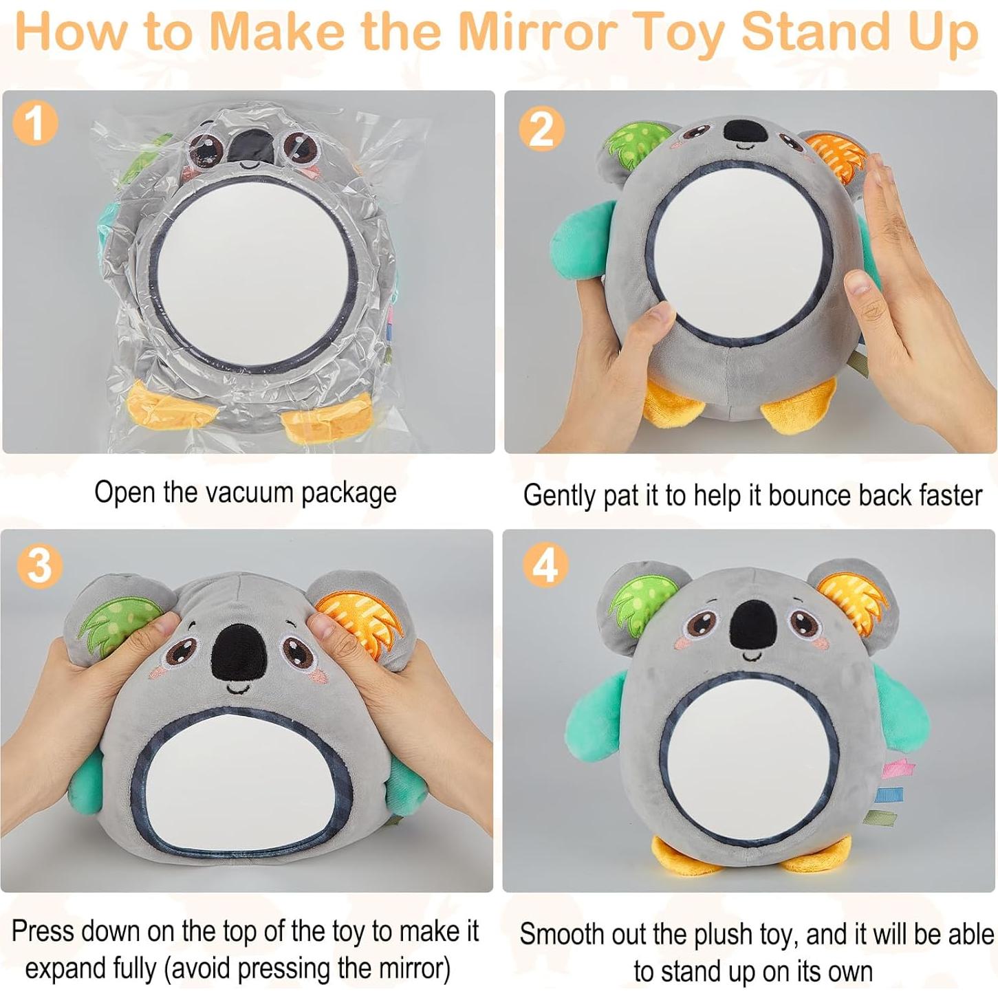 Juguete Sensorial FIOBEE Koala Gris para Bebés 0+ Meses