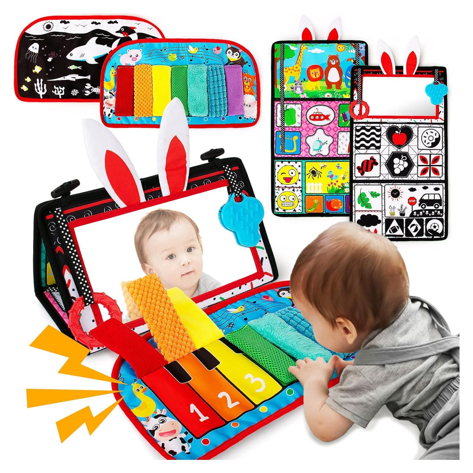 Espejo de Tiempo de Barriga Inbeby 3 en 1 para Bebés 0-6 Meses