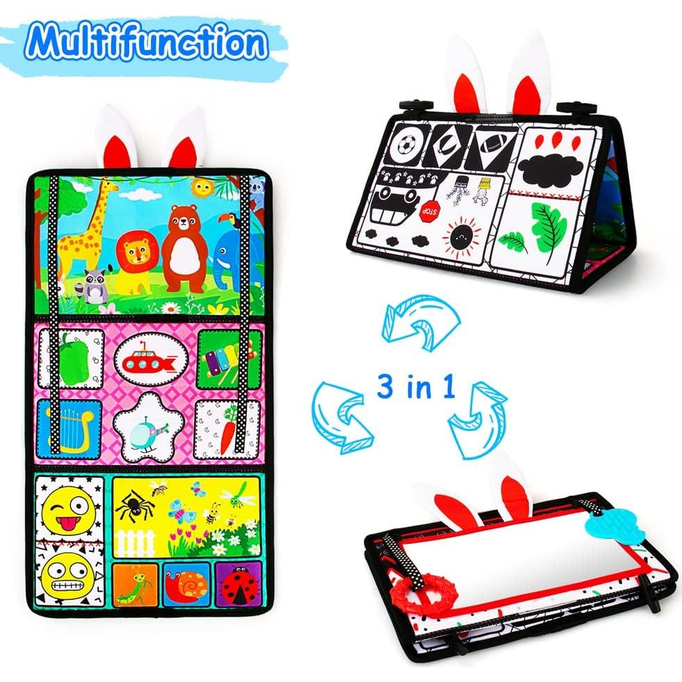 Espejo de Tiempo de Barriga Inbeby 3 en 1 para Bebés 0-6 Meses