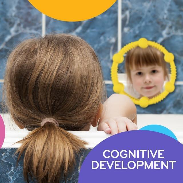 Espejo de Baño MÖBI Lookee para Niños - 15.24 cm, Antirrotura