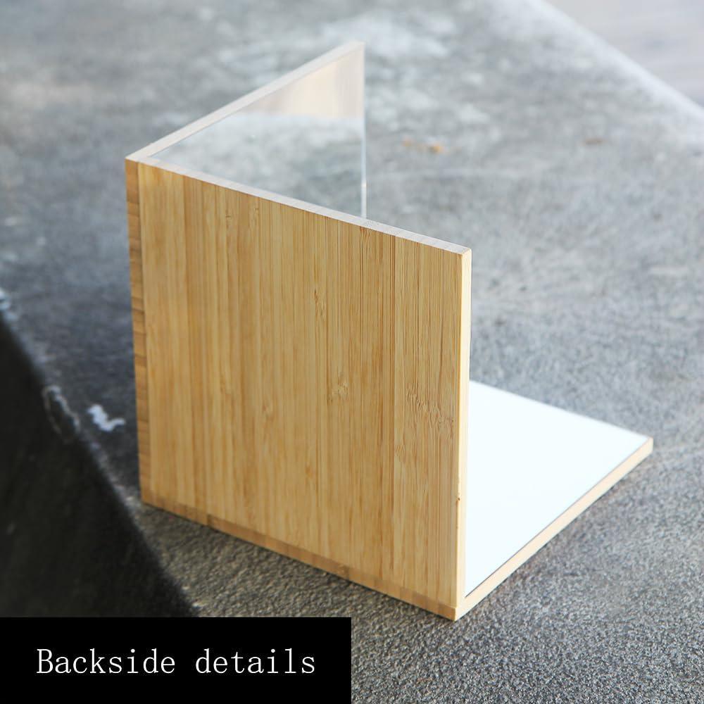 Espejo de Esquina SZREGGIO de Bambú y Acrílico Irrompible 19 cm