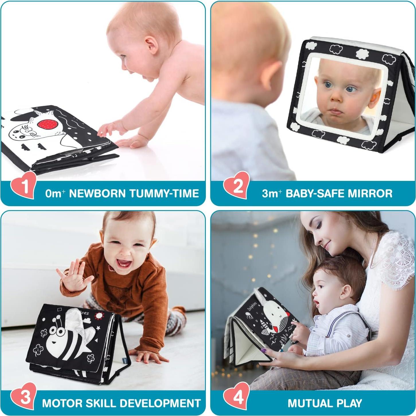 Espejo de Tiempo Boca Abajo EverLove - Juguete Sensorial Bebé