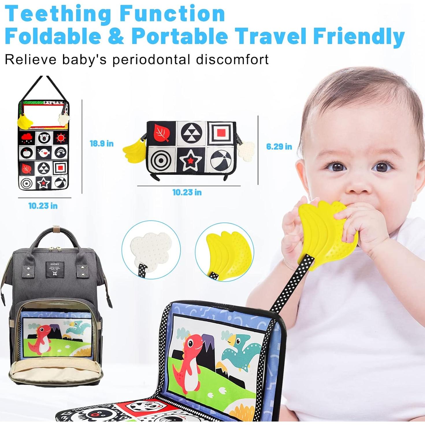 Espejo para Bebés Pomreck 058-B con Juguetes y Mordedor