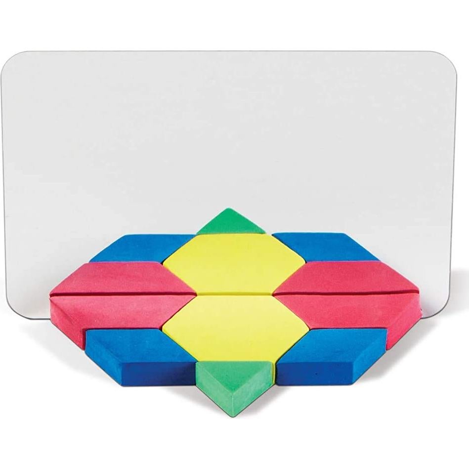 Espejos de Plástico Irrompibles Hand2Mind - Paquete de 4, 10x15 cm