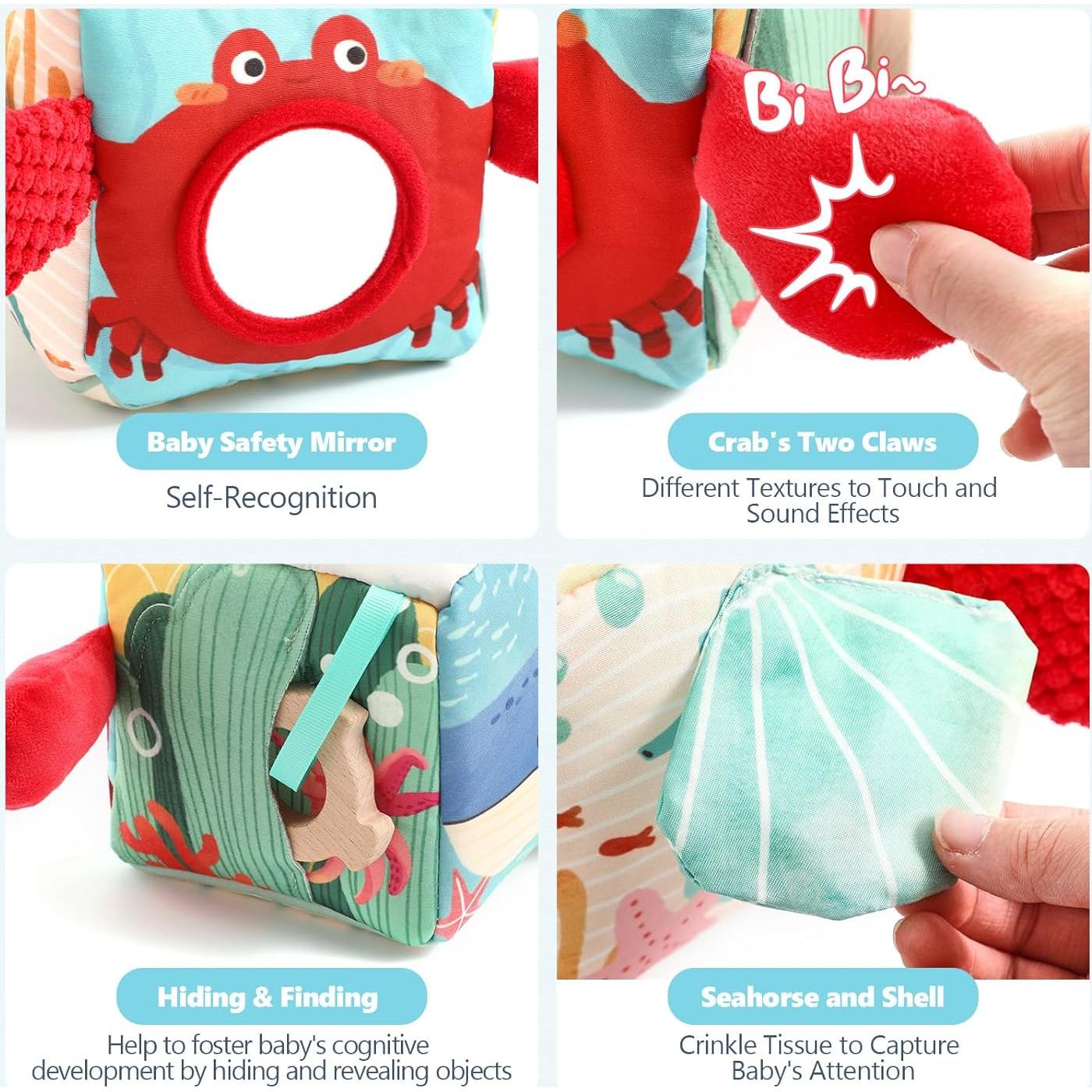 Juguete de Caja de Pañuelos Youuys para Bebés 6-12 Meses