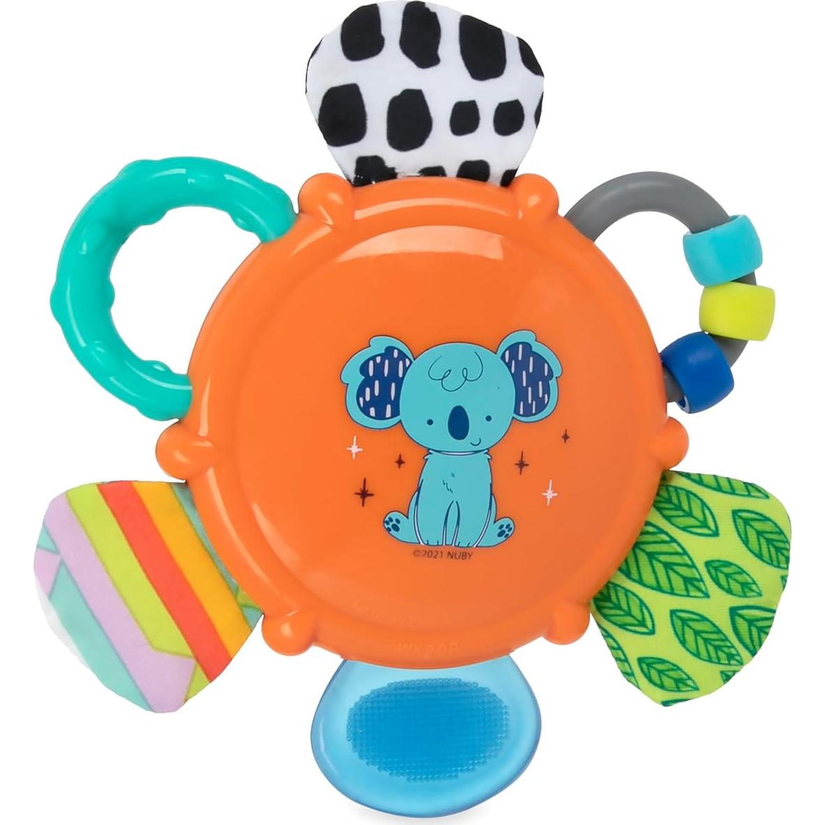 Mordedor Espejo Nuby Look-at-Me Koala Verde y Naranja