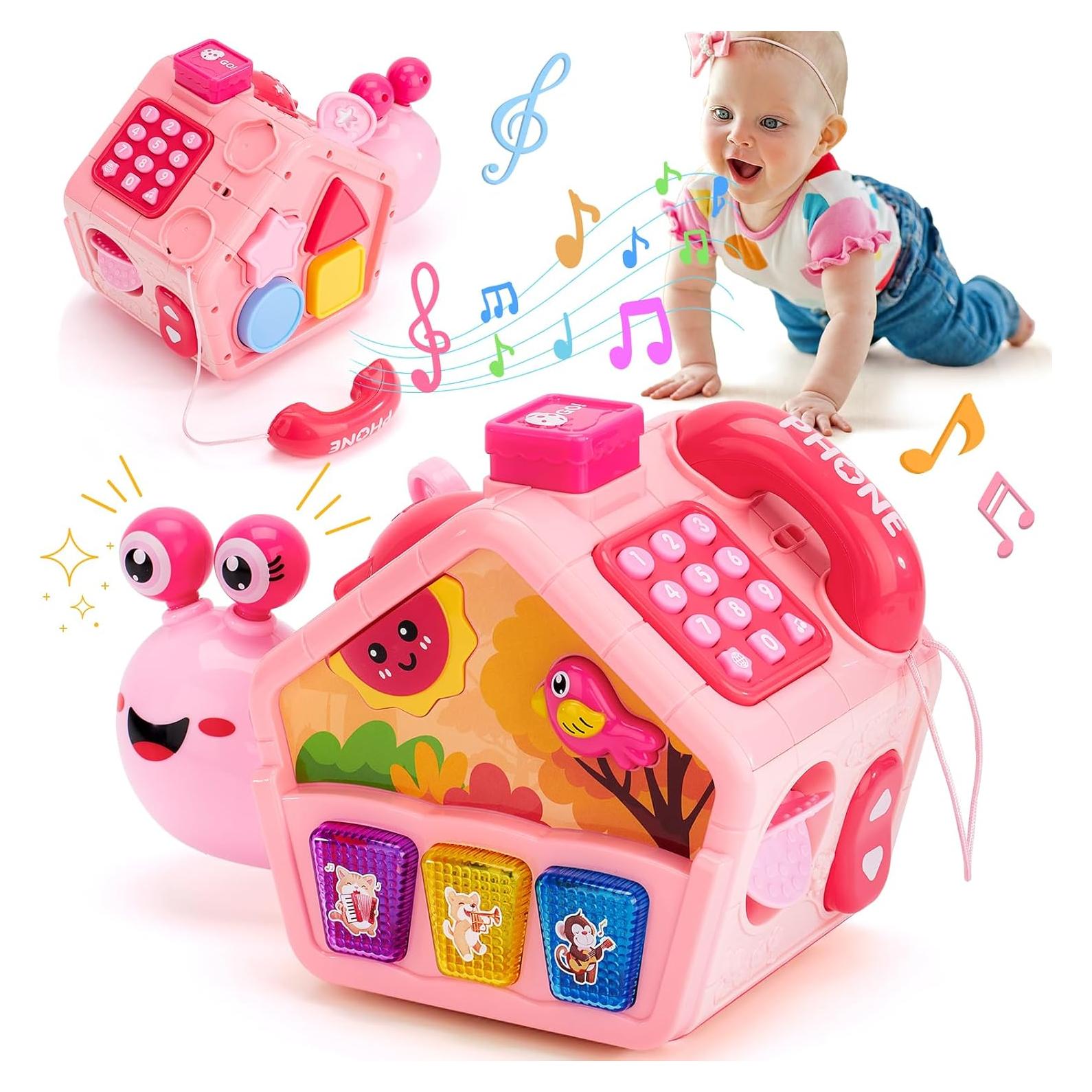 Juguete Educativo Caracol HAHALAND 10 en 1 para Bebés 6-18 Meses