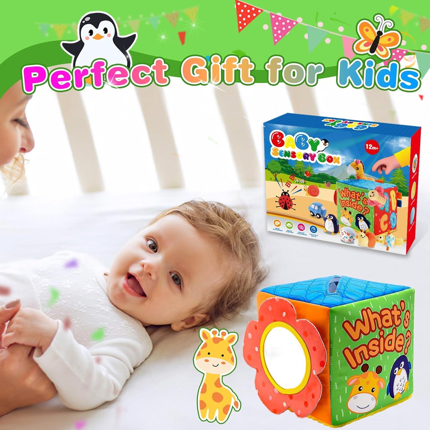 Juguete Sensorial Suave Montessori ZapWhiz para Bebés 6-12 Meses