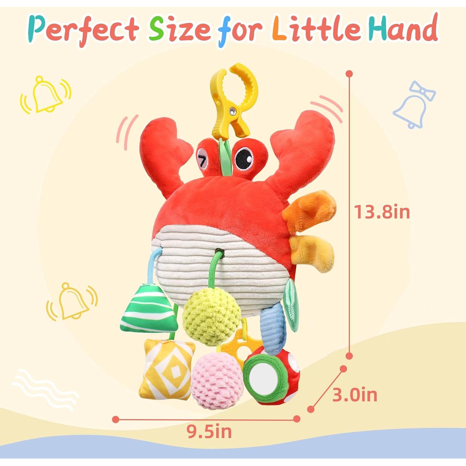 Juguete Colgante para Silla de Auto MTTIERY Cangrejo Rojo