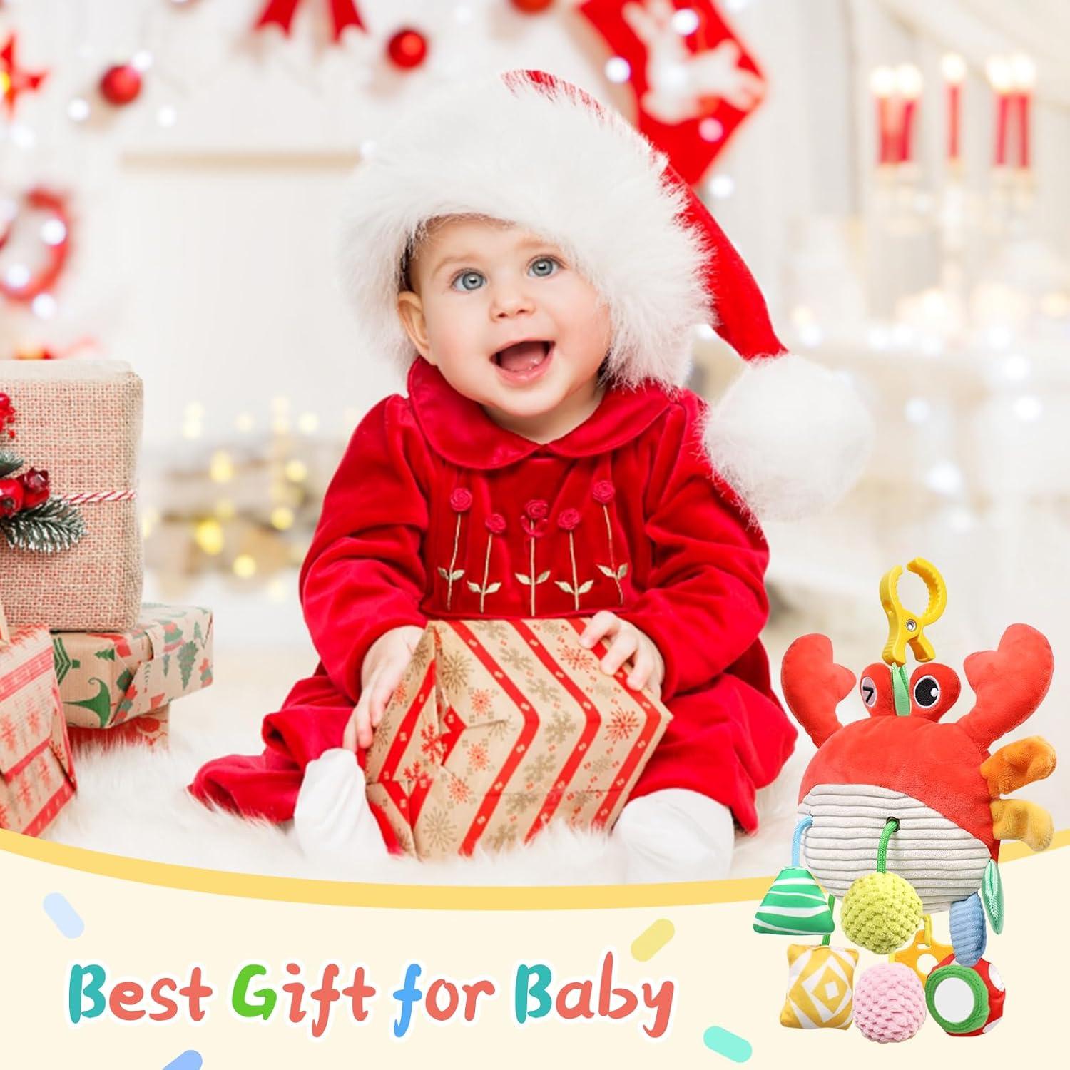 Juguete Colgante para Silla de Auto MTTIERY Cangrejo Rojo