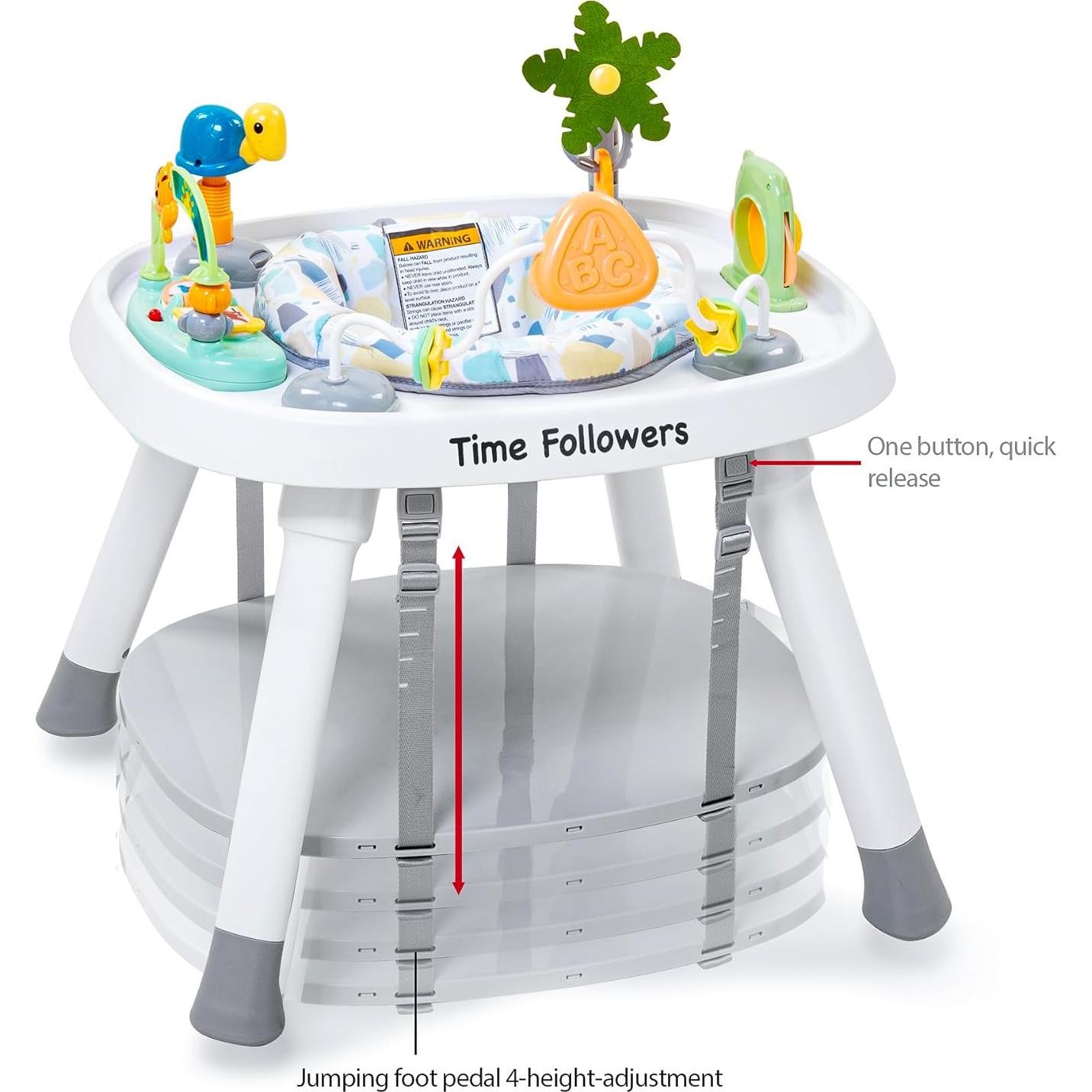 Centro de Actividad para Bebés Time Followers 4 en 1 - Estación de Crecimiento 6+ Meses