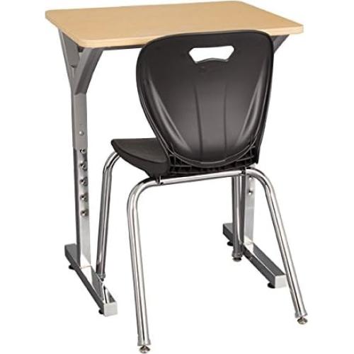 Silla Escolar Ergonómica Learniture Shapes Negra - Paquete de 4