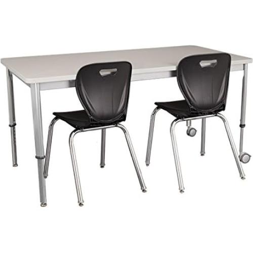 Silla Escolar Ergonómica Learniture Shapes Negra - Paquete de 4