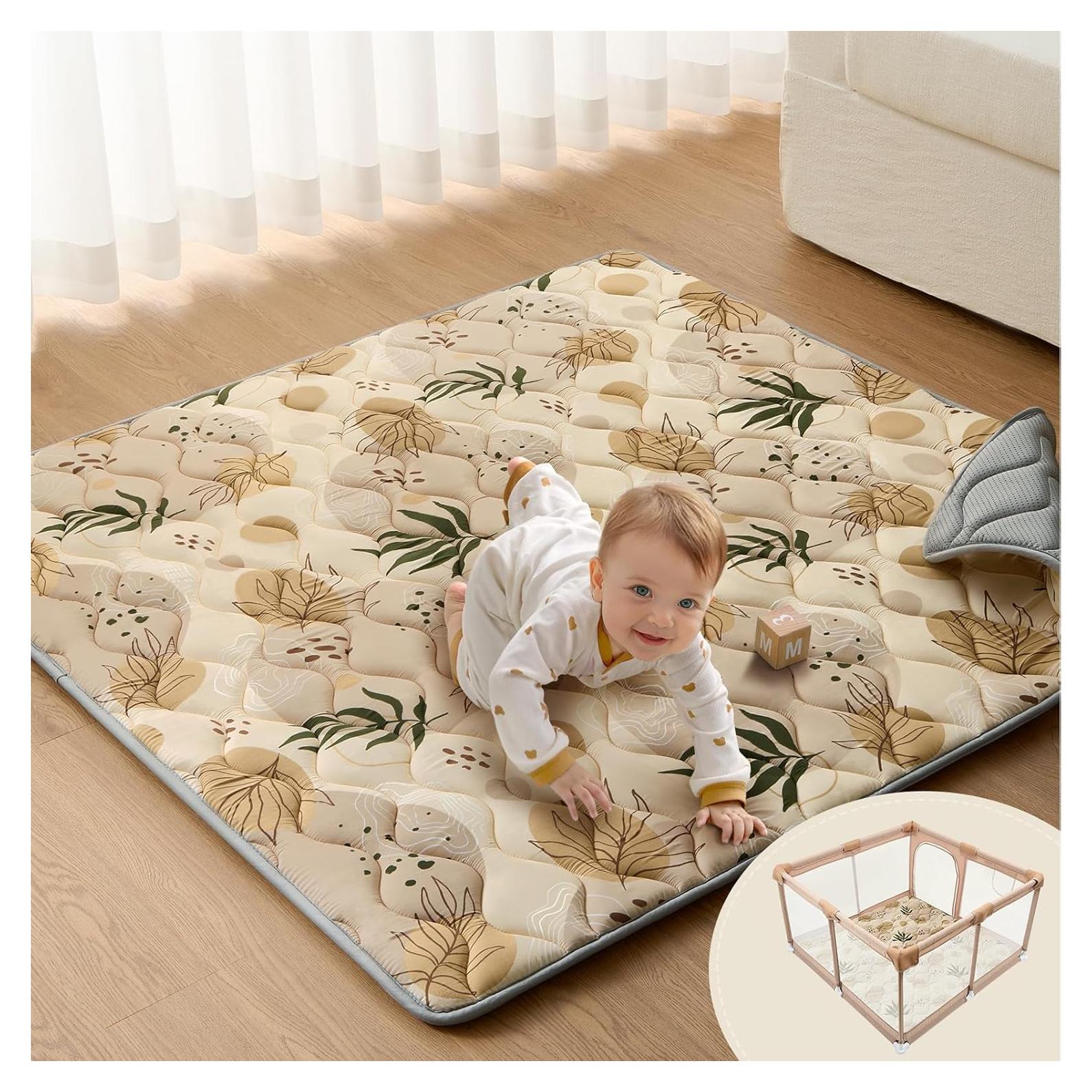 Alfombrilla de Juego para Bebés Diario Placentero 50x50 cm Antideslizante