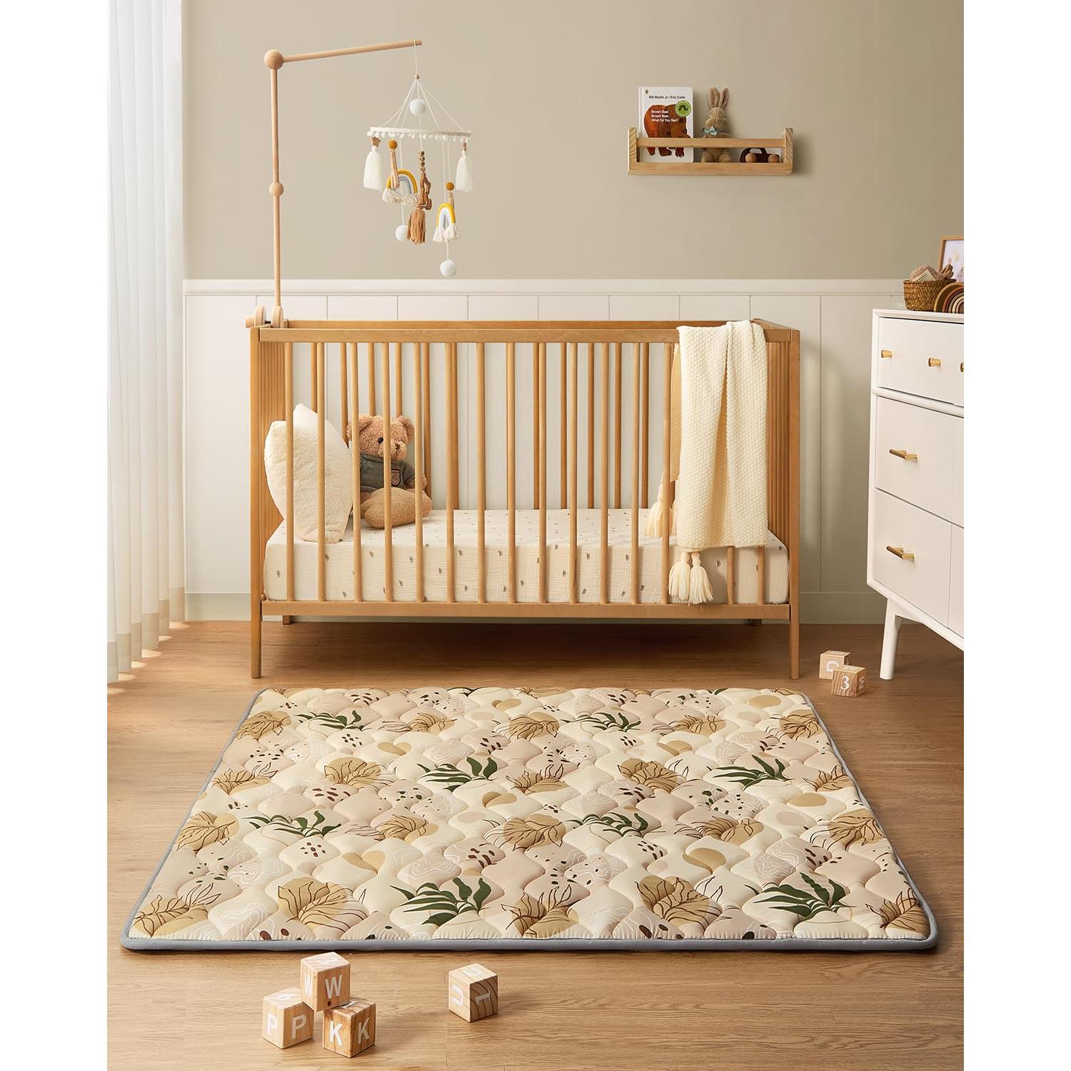 Alfombrilla de Juego para Bebés Diario Placentero 50x50 cm Antideslizante