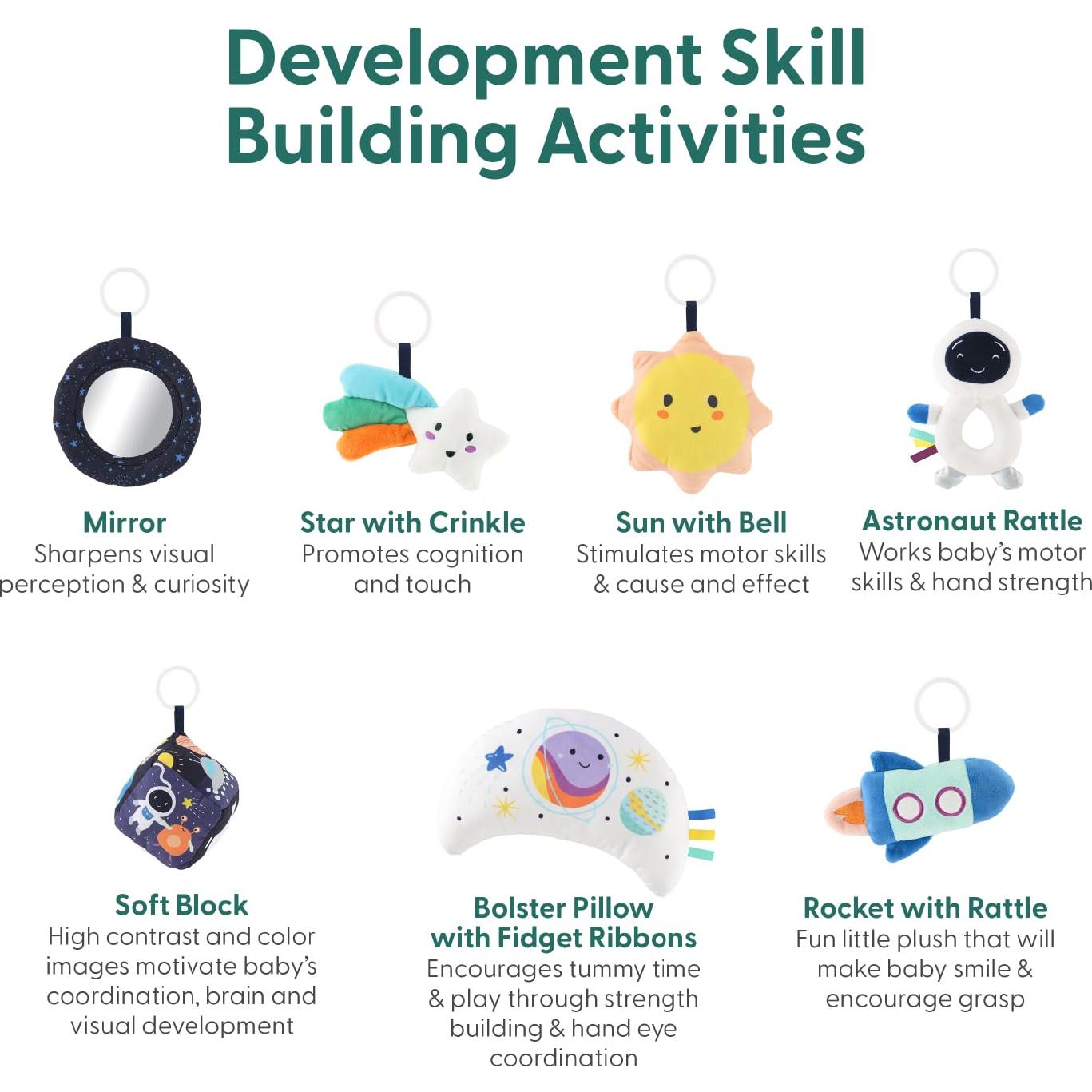 Gimnasio de Juego Unisex The Peanutshell 7 en 1 - Tapete Acolchado