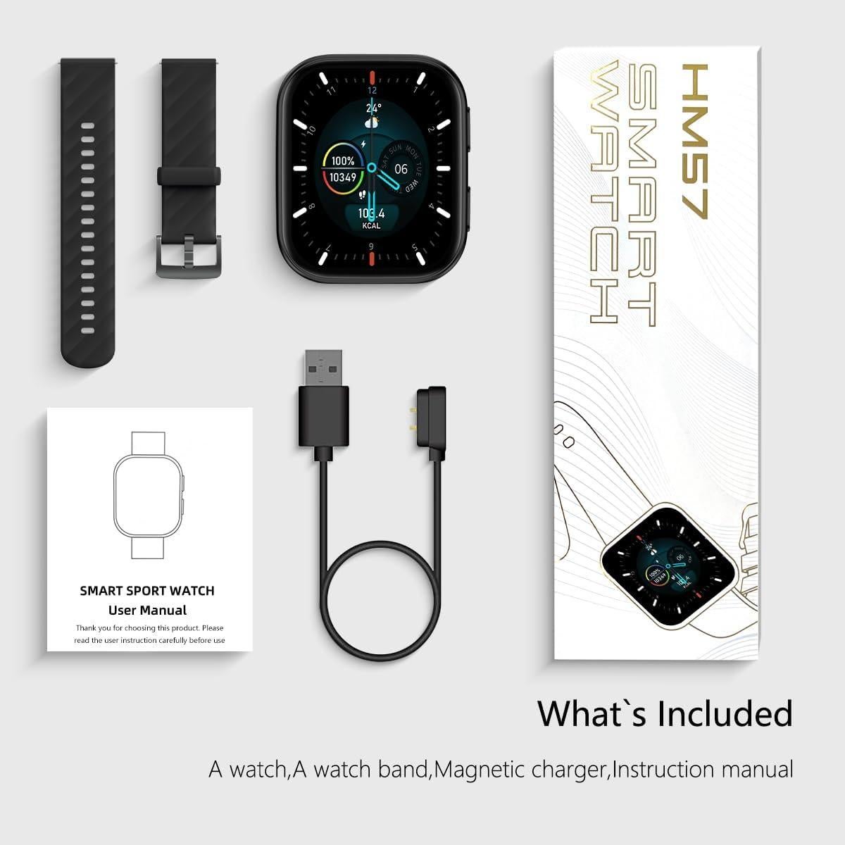 Reloj Inteligente FITVII HM57 con Monitoreo de Salud