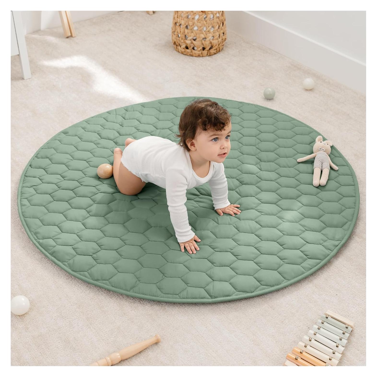 Alfombra de Juego Redonda Comfy Cubs 121.92 cm Antideslizante