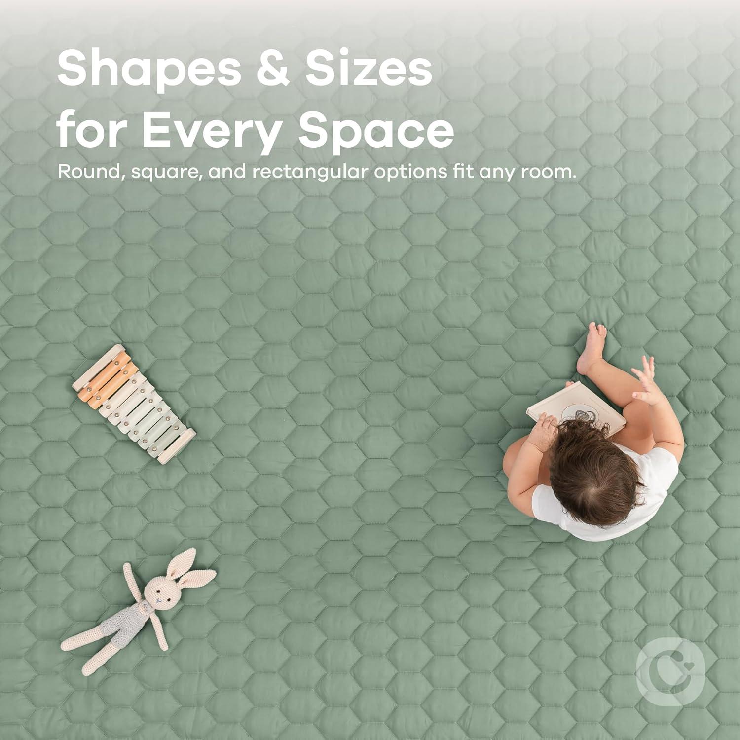 Alfombra de Juego Redonda Comfy Cubs 121.92 cm Antideslizante