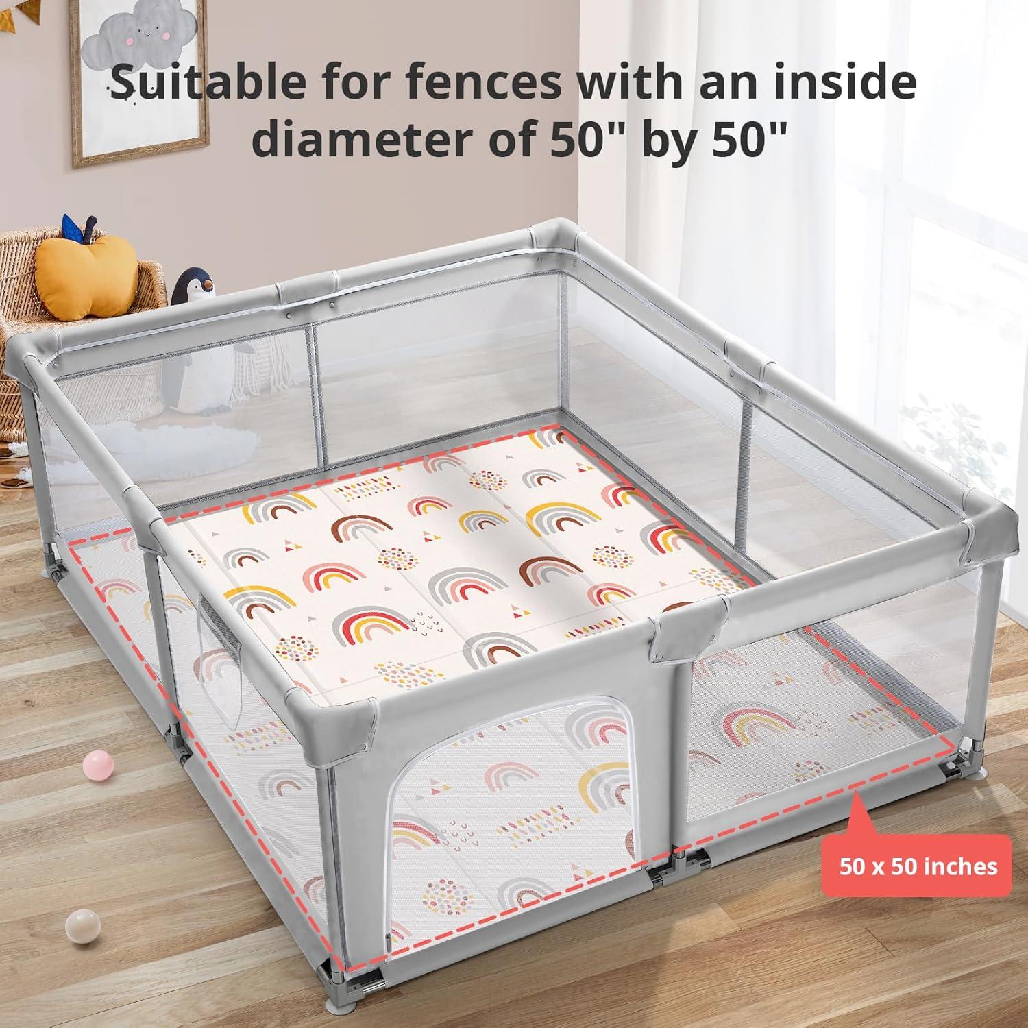 Alfombra de Juego Plegable PIGLOG 127x127 cm Impermeable