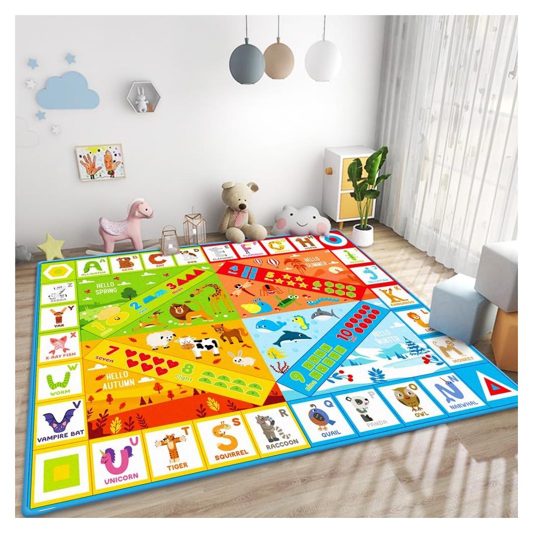 Alfombra de Juego para Bebés teytot 200x157 cm Antideslizante