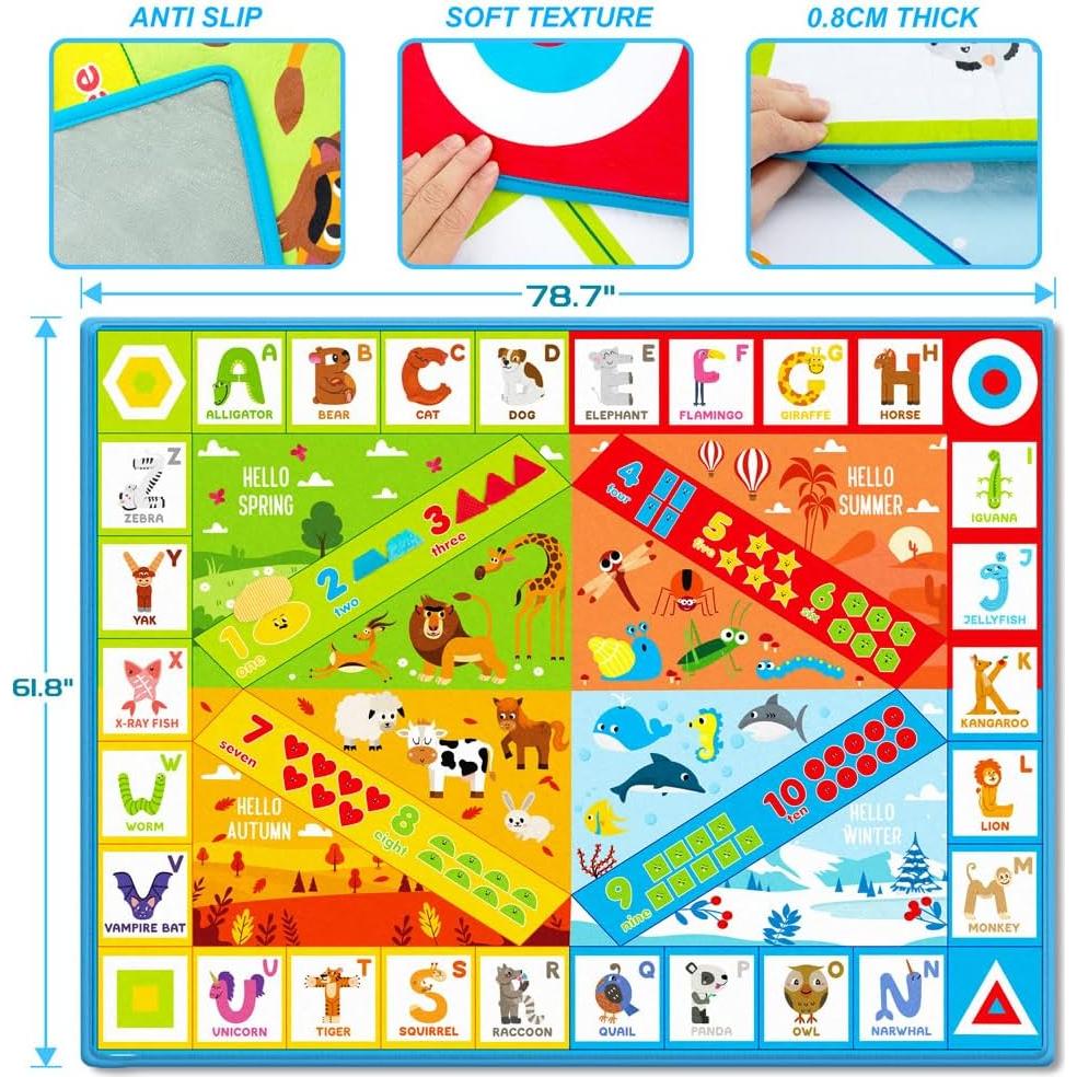 Alfombra de Juego para Bebés teytot 200x157 cm Antideslizante
