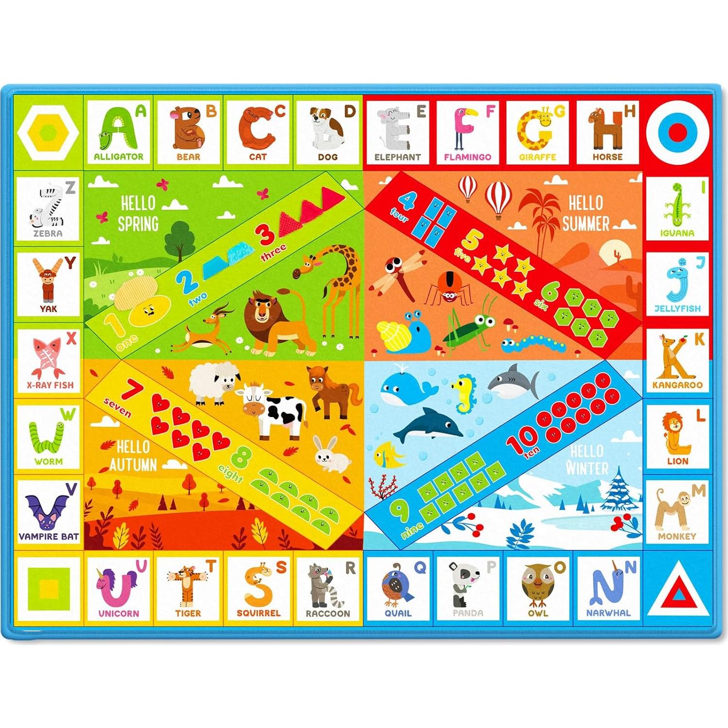Alfombra de Juego para Bebés teytot 200x157 cm Antideslizante