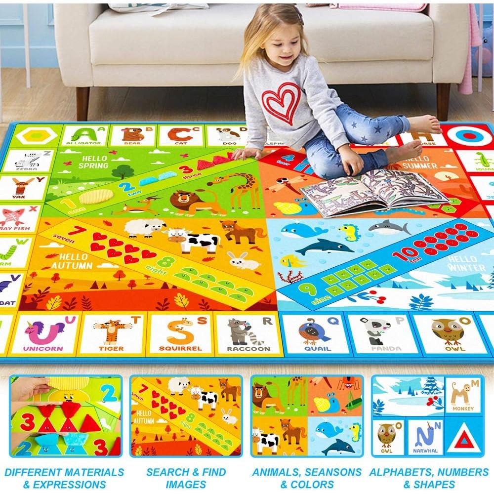 Alfombra de Juego para Bebés teytot 200x157 cm Antideslizante