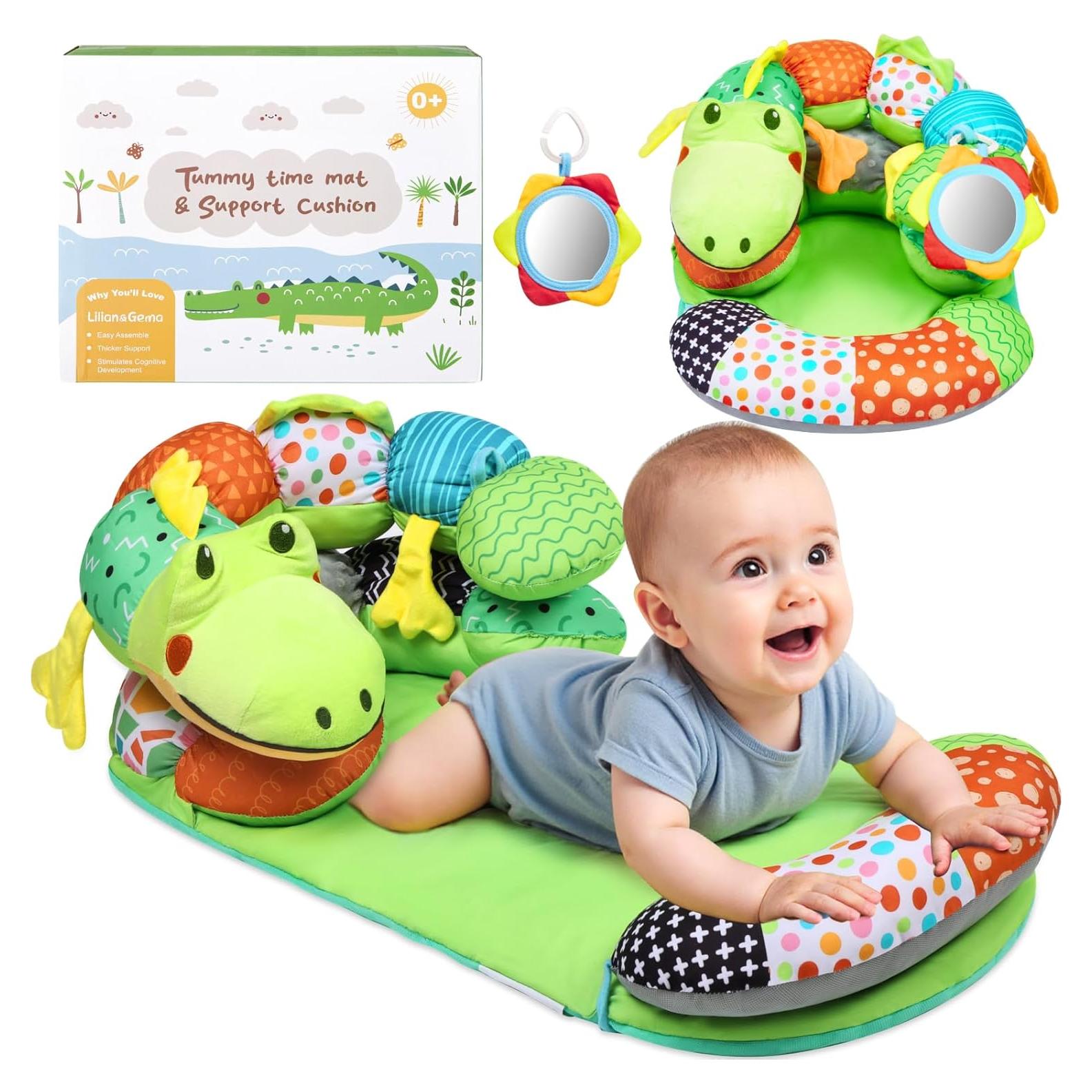 Alfombra de Tiempo Boca Abajo 2-en-1 Lilian&Gema Cocodrilo