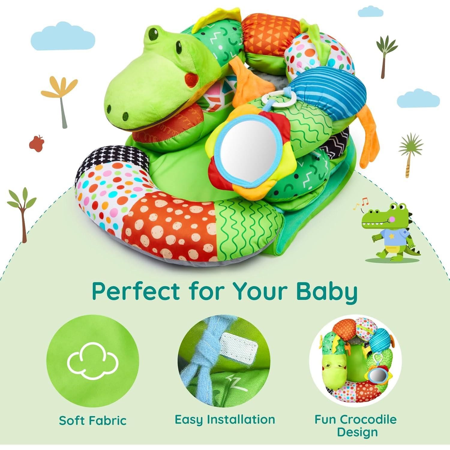 Alfombra de Tiempo Boca Abajo 2-en-1 Lilian&Gema Cocodrilo