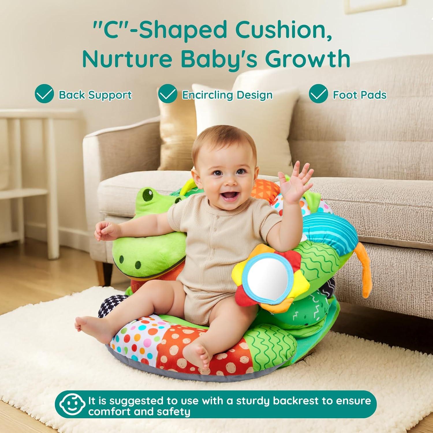 Alfombra de Tiempo Boca Abajo 2-en-1 Lilian&Gema Cocodrilo