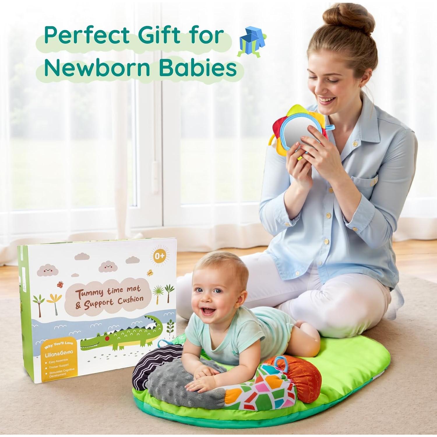 Alfombra de Tiempo Boca Abajo 2-en-1 Lilian&Gema Cocodrilo