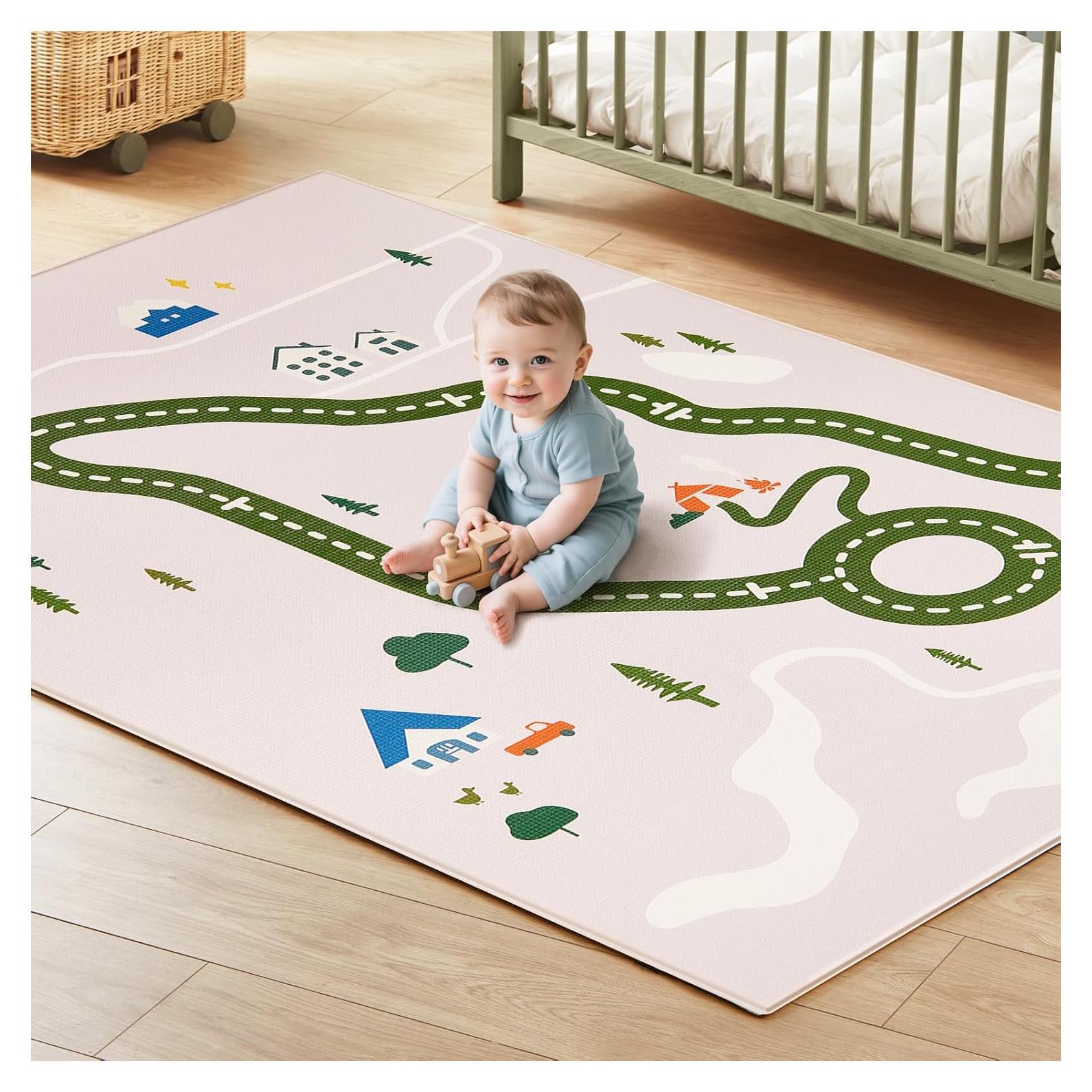 Alfombra de Gateo Reversible Tiny Land 198x140 cm Impermeable