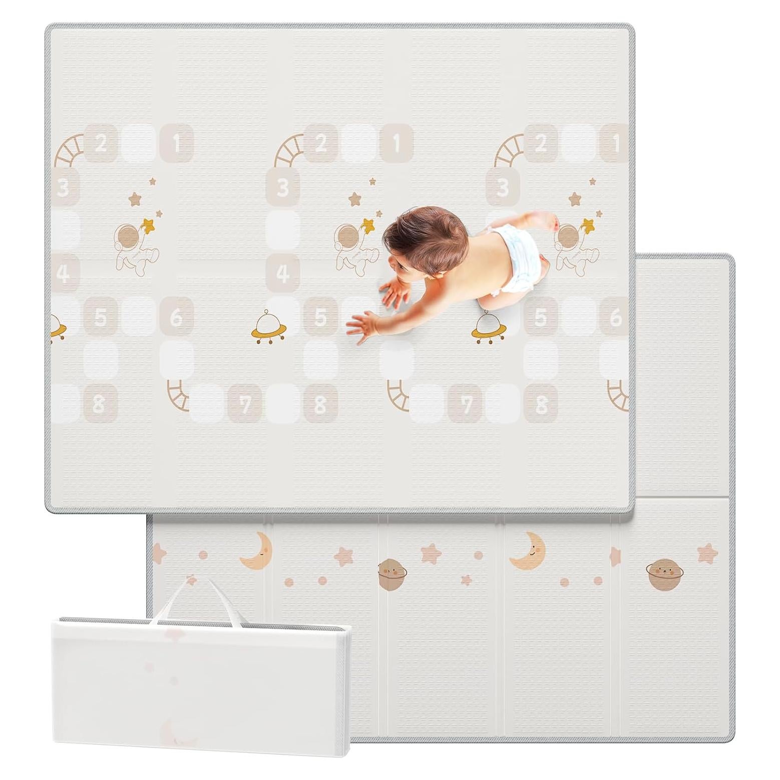 Alfombra de Juego Mloong para Bebés 180x150 cm Impermeable