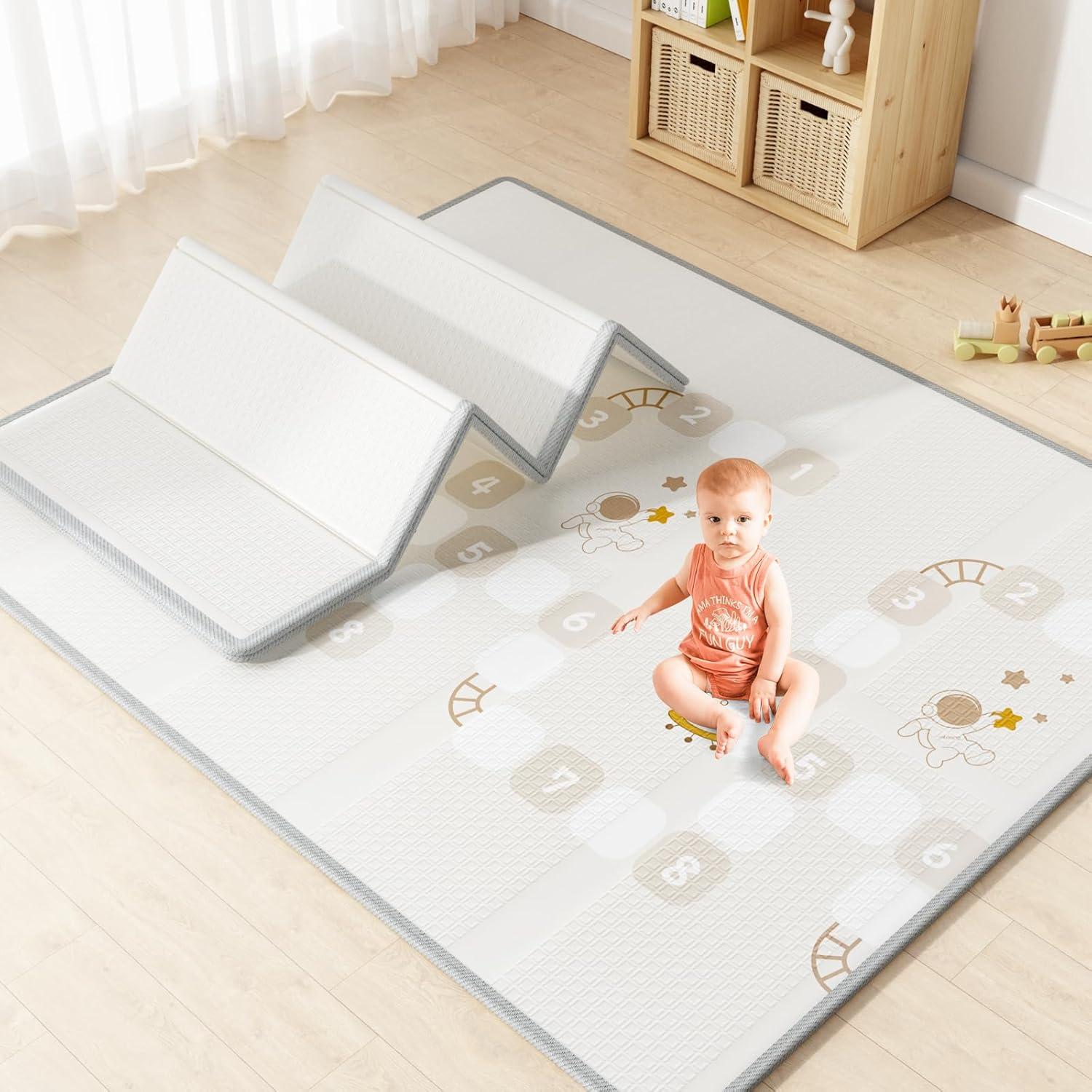 Alfombra de Juego Mloong para Bebés 180x150 cm Impermeable