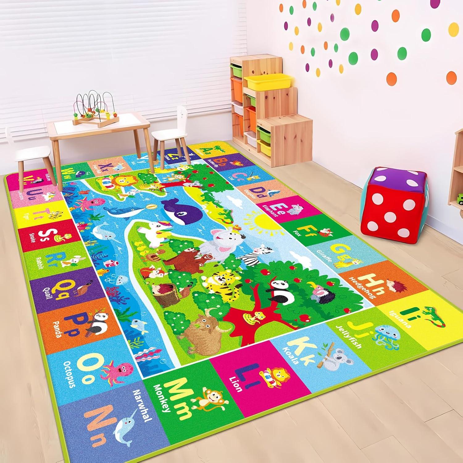 Alfombra de Juego Plegable AKASISRUG 200x150 cm Animales
