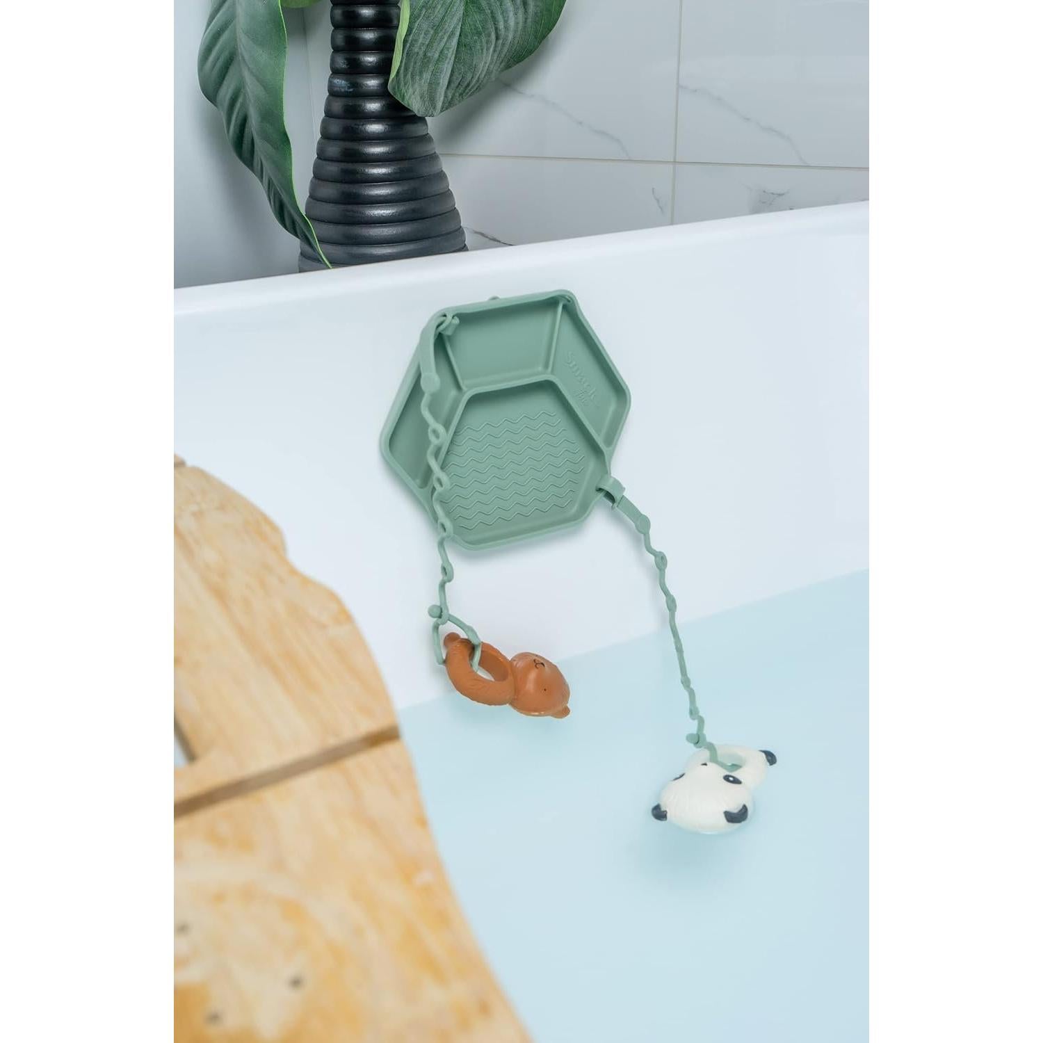 Placa de Succión Smack Fun Rosa Pálido para Bebés y Niños