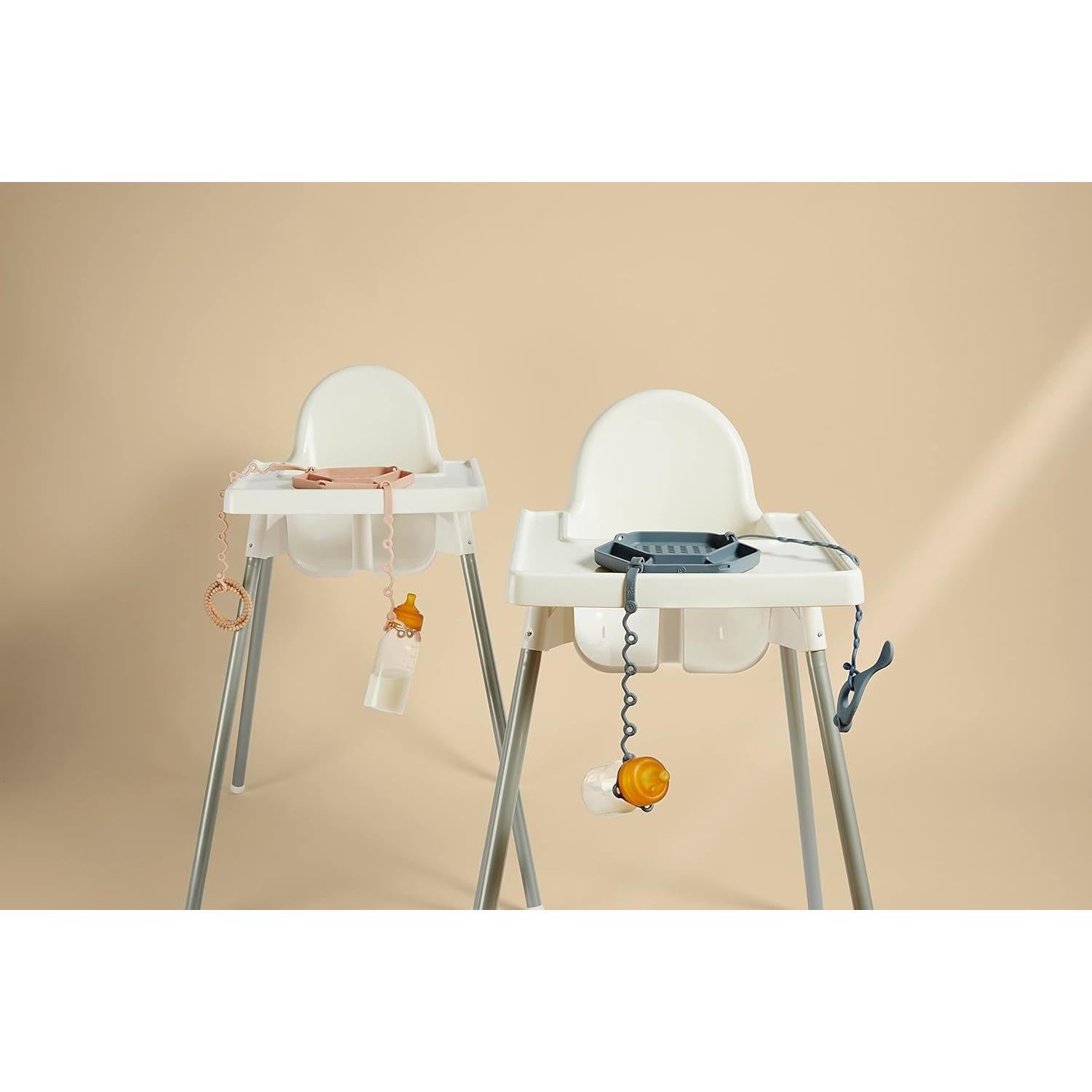 Placa de Succión Smack Fun Rosa Pálido para Bebés y Niños