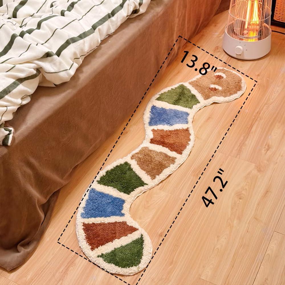 Alfombra Suave Antideslizante Serpiente gdmgdr 120x35cm